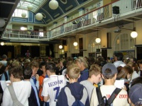 Students prepare for the BRGS fundraising walk (2005)